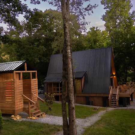 Valhalla Cabins Aframes With Hot Tubs & Sauna Cosby Eksteriør bilde