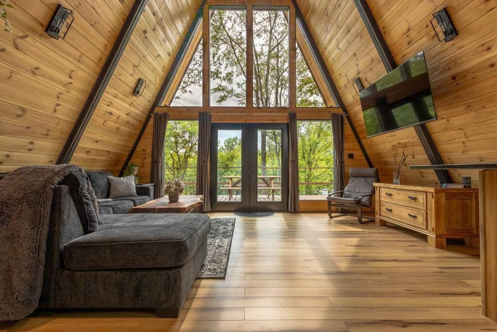 Valhalla Cabins Aframes With Hot Tubs & Sauna Cosby Eksteriør bilde